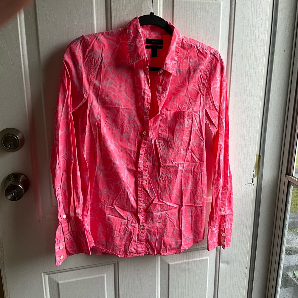 J. Crew size 2 LS boy style button up